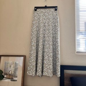 Altar’d State Morgan Floral Midi Skirt